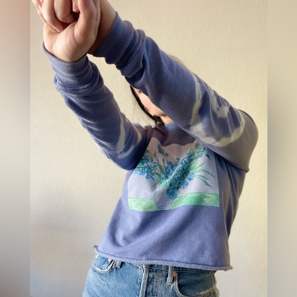 Van Gogh Periwinkle Crewneck Sweatshirt